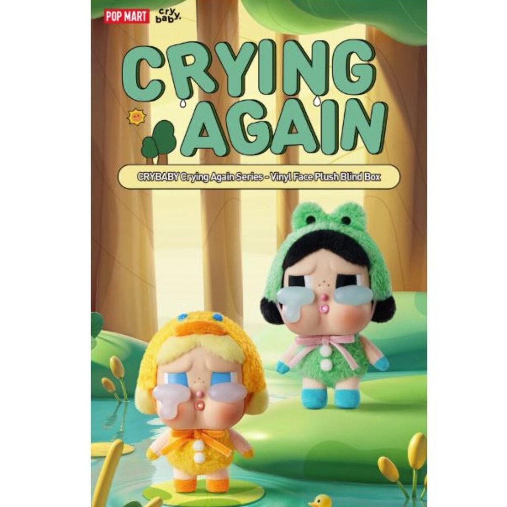 Pop Mart Crybaby Crying Again Series Vinyl Face Plush Blind Box - Picture 5 of 8